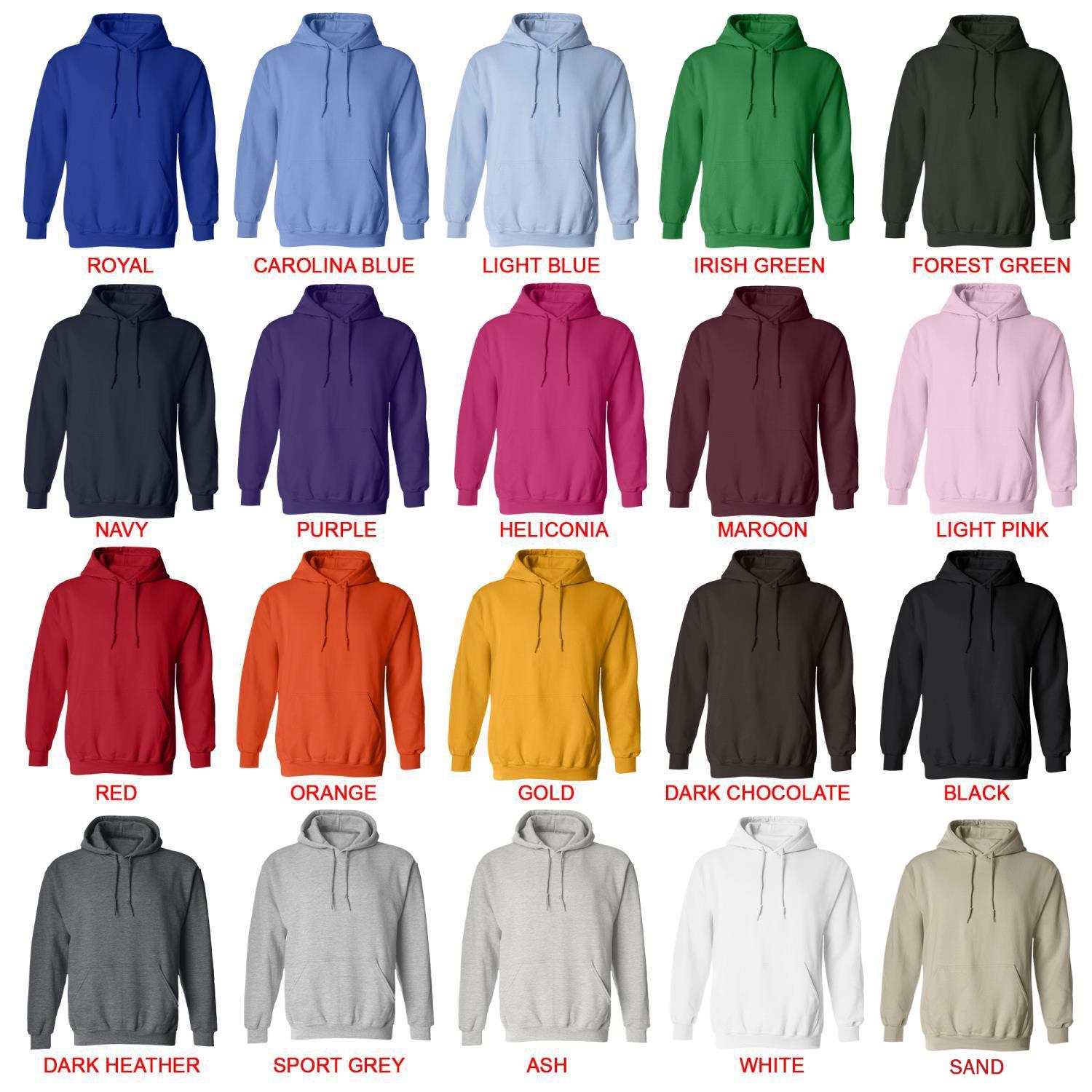 hoodie color chart - Uzumaki Merch