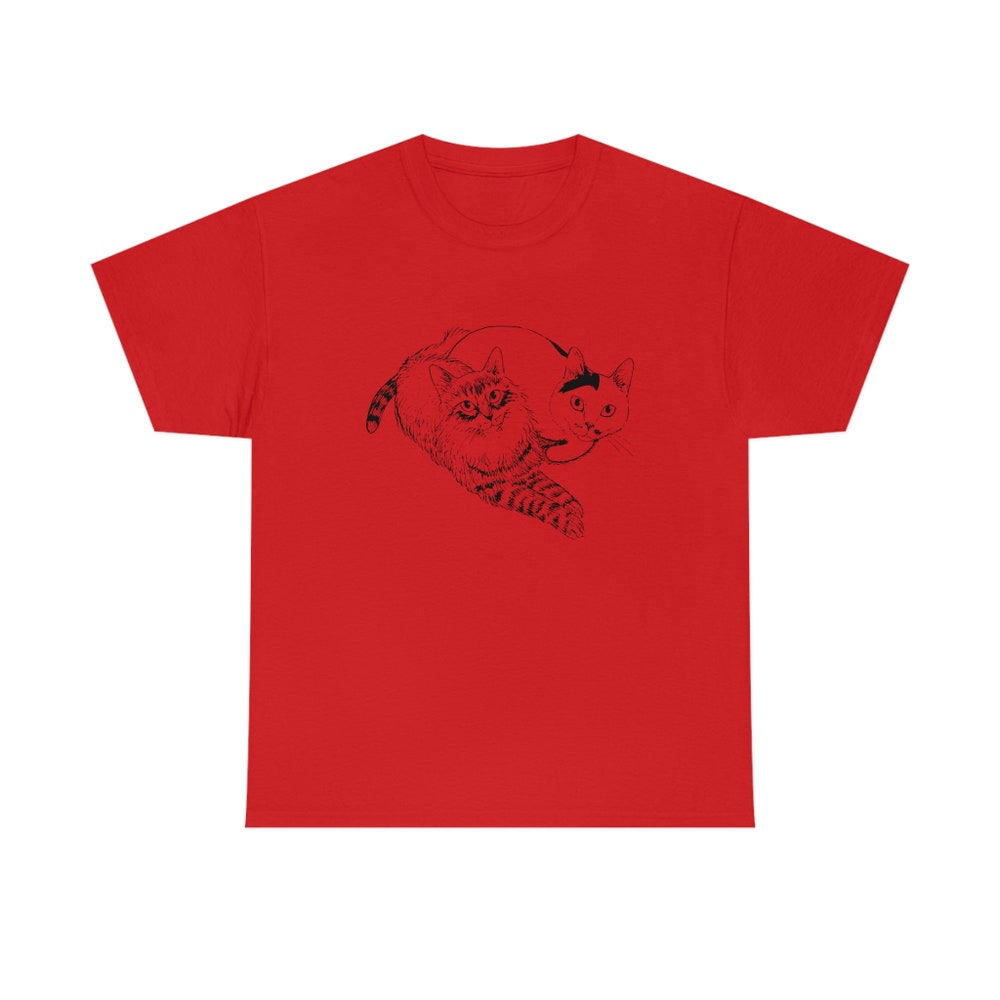 Unisex Horror Manga Cats T-Shirt - Image 3
