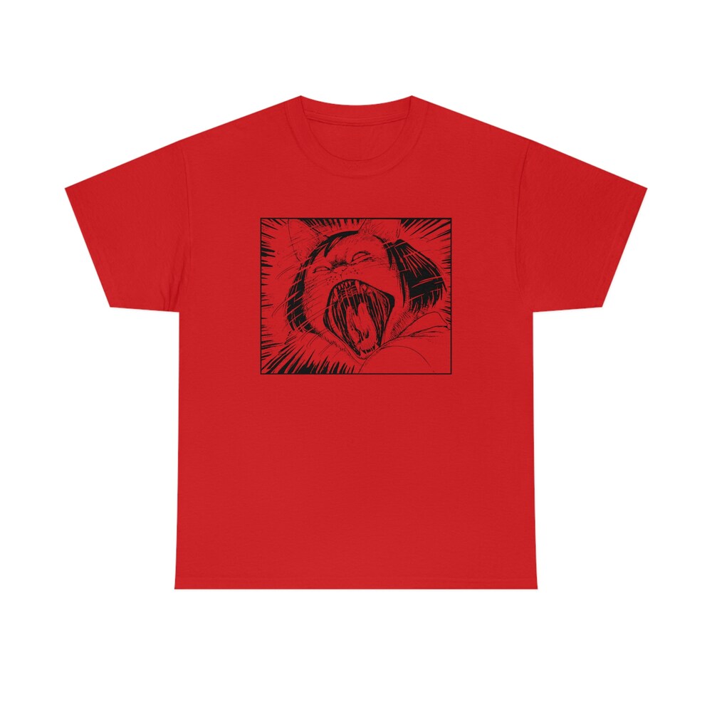Horror Manga Cat T-Shirt: Creepy Gothic Unisex Tee - Image 5