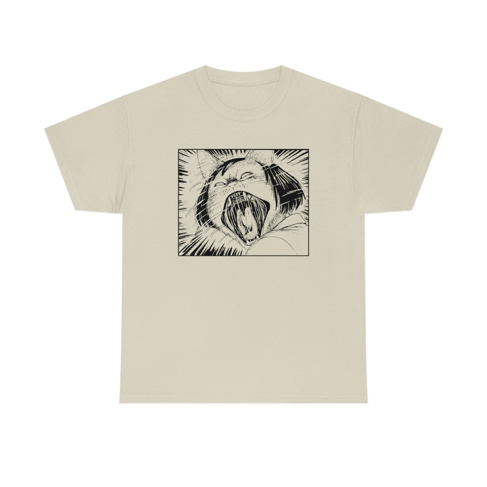 Horror Manga Cat T-Shirt: Creepy Gothic Unisex Tee - Image 6
