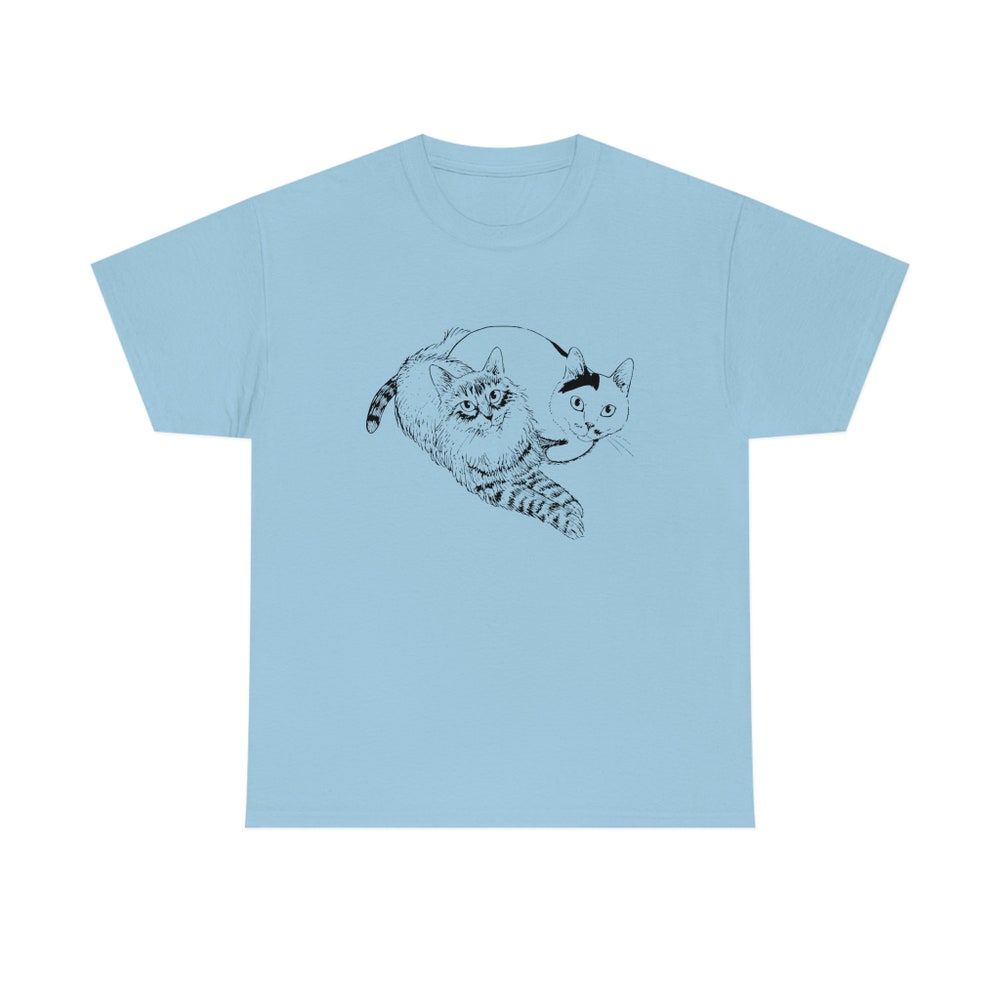 Unisex Horror Manga Cats T-Shirt - Image 2