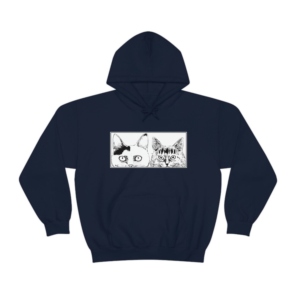 Unisex Manga Cats Hoodie: Creepy Witch Style - Image 6