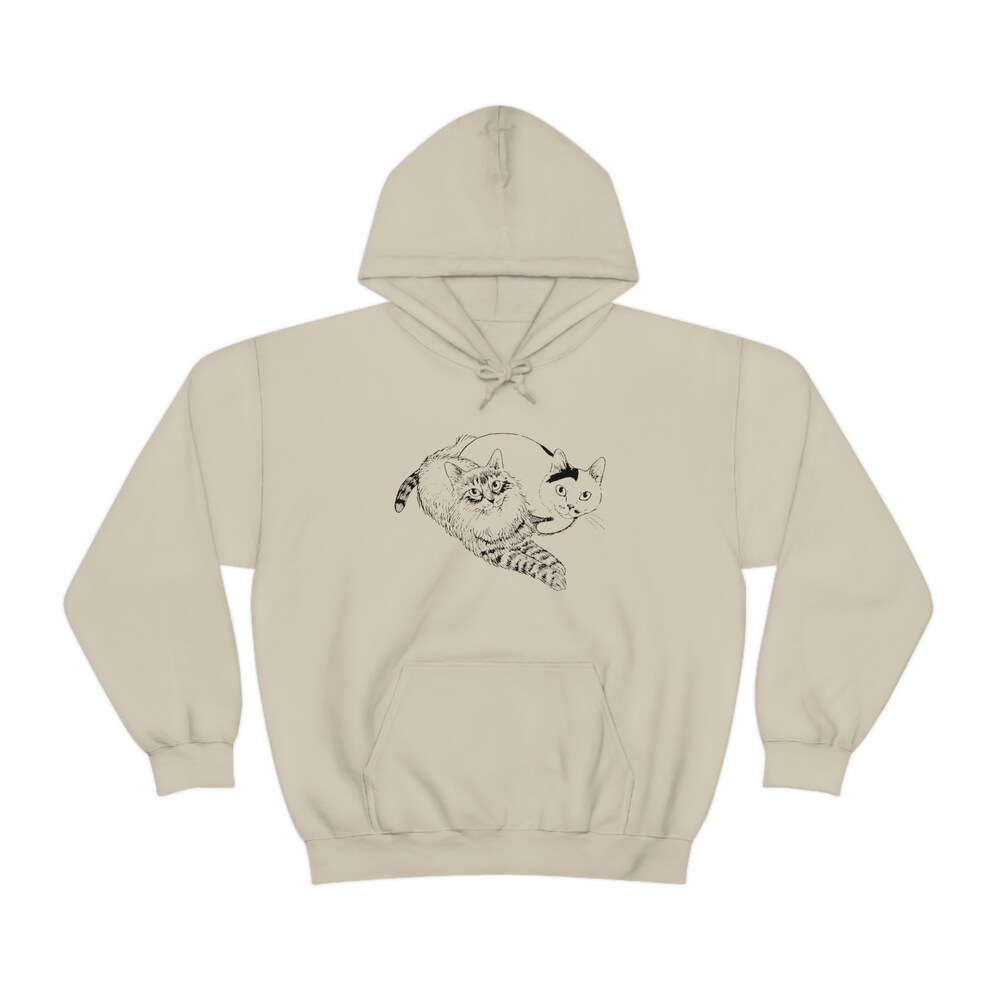 Unisex Horror Manga Cat Diary Hoodie: Creepy Manga Hoodie - Image 6