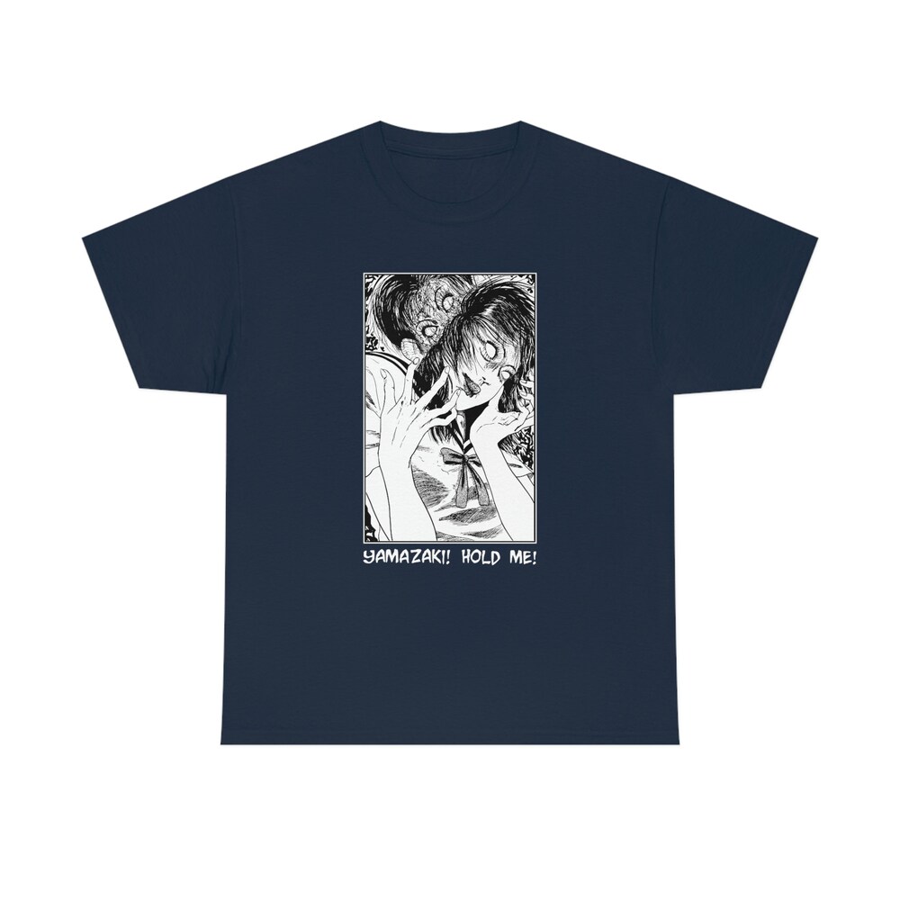 Unisex Japanese Horror Manga T-Shirt: Creepy Anime Gothic Tee