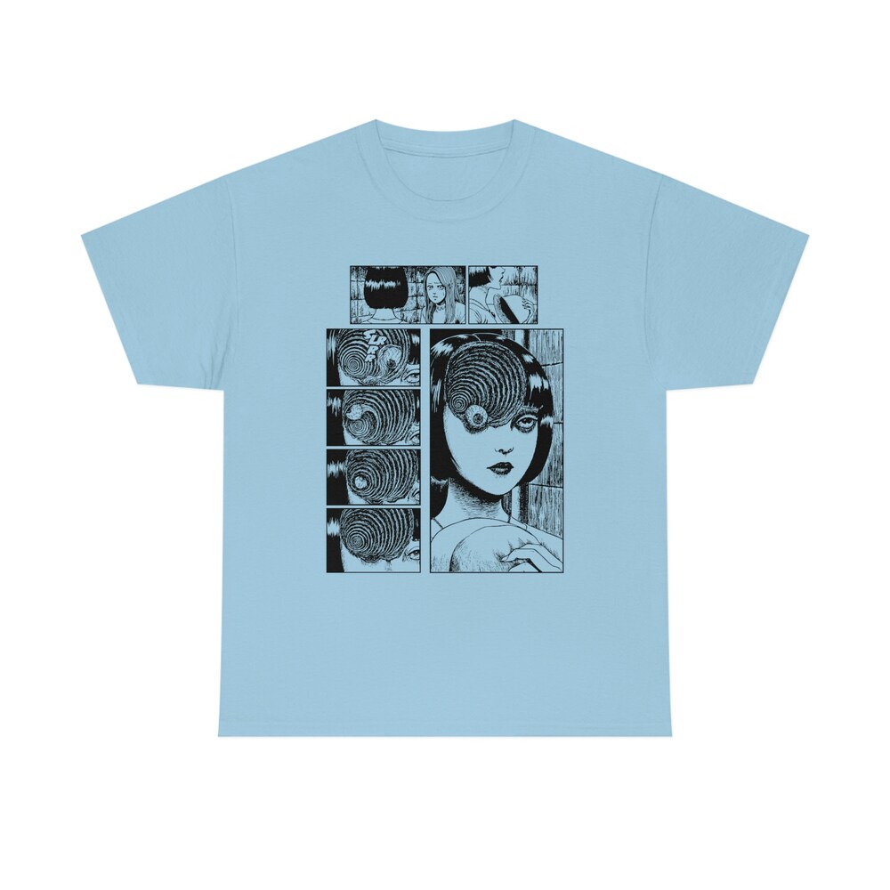 Horror Manga Girl T-Shirt: Dark Anime Gothic Tee