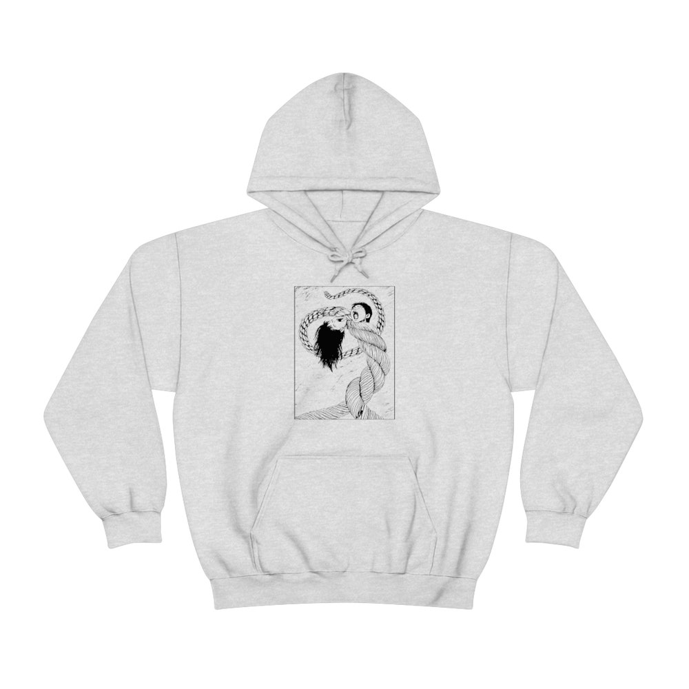 Horror Manga Couple Hoodie: Dark Gothic Anime Sweatshirt - Image 4
