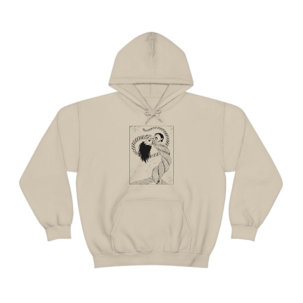 Horror Manga Couple Hoodie: Dark Gothic Anime Sweatshirt - Image 6