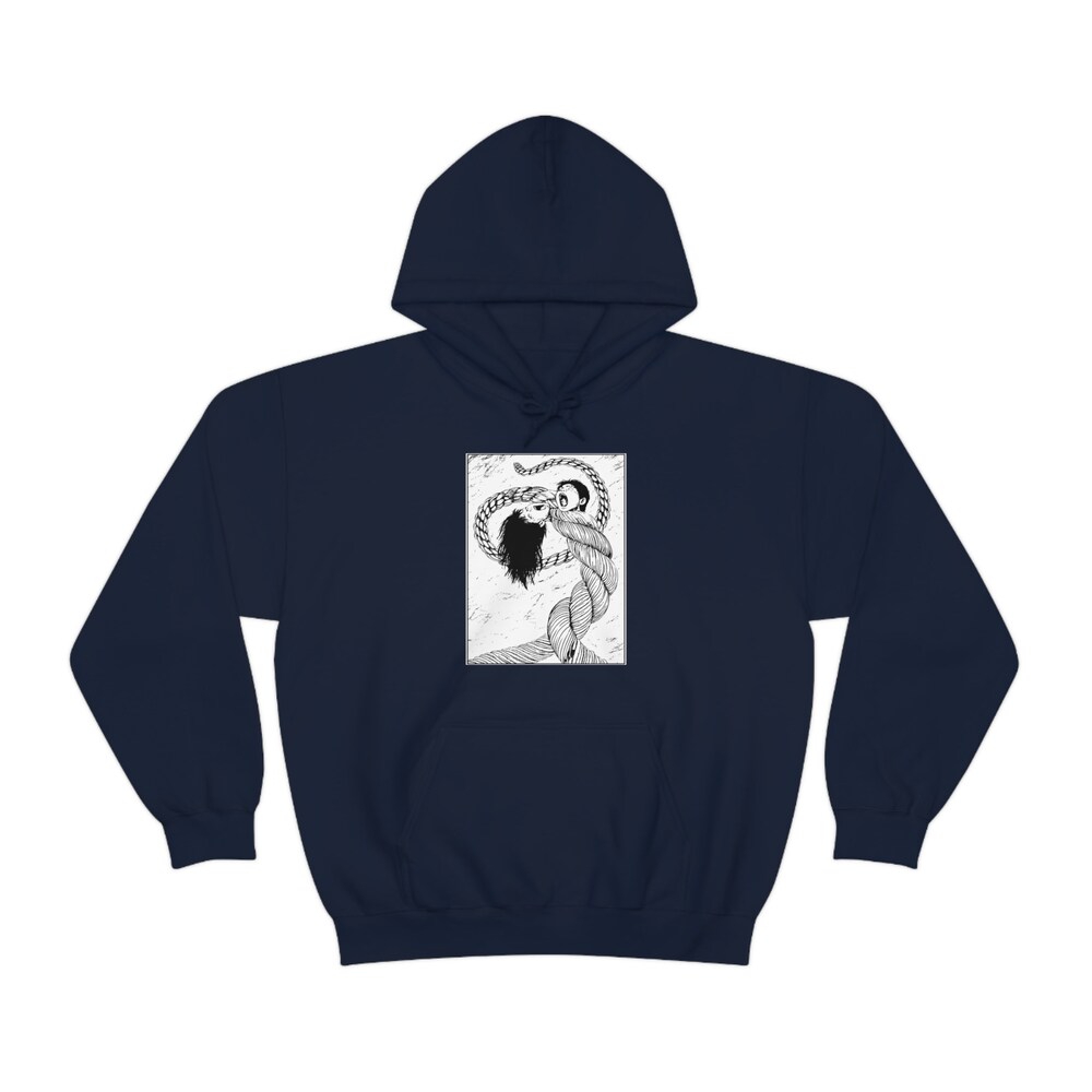 Horror Manga Couple Hoodie: Dark Gothic Anime Sweatshirt - Image 5