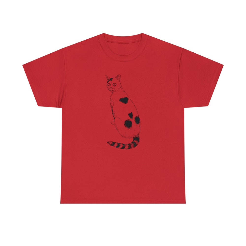 Horror Manga Cats T-shirt, Yon And Muu, Lovely Manga Cat T-Shirt