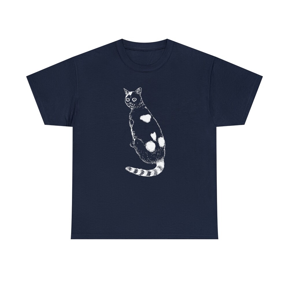 Horror Manga Cats T-shirt, Yon And Muu, Lovely Manga Cat T-Shirt - Image 5