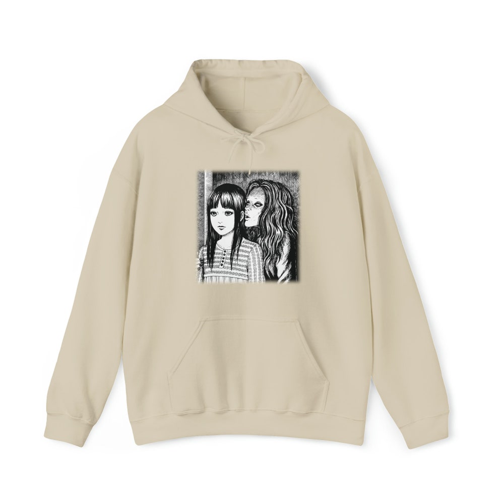 Creepy Manga Girl Hoodie: Gothic Horror Witch - Image 6