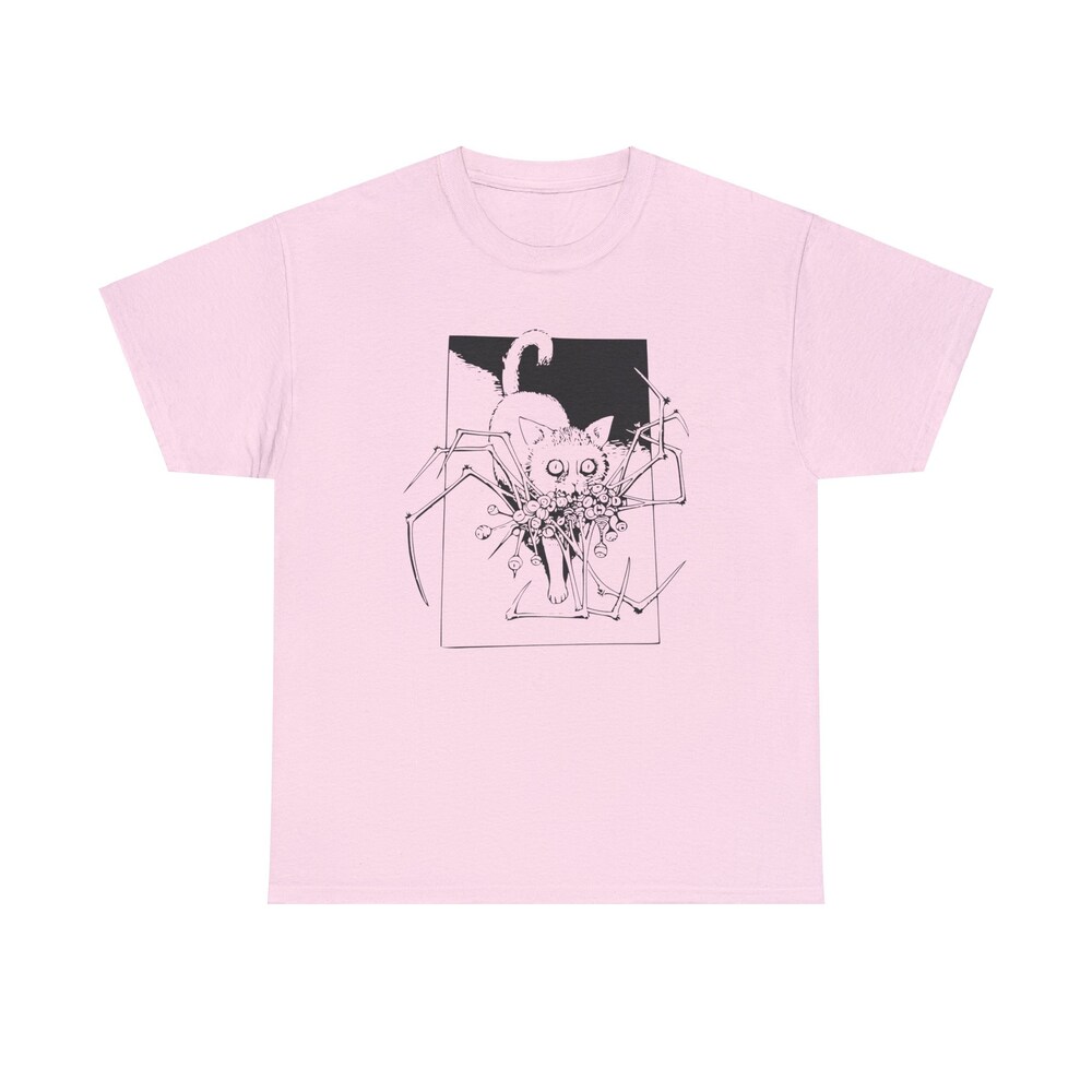 Horror Manga Cat T-Shirt: Gothic Unisex Tee - Image 4