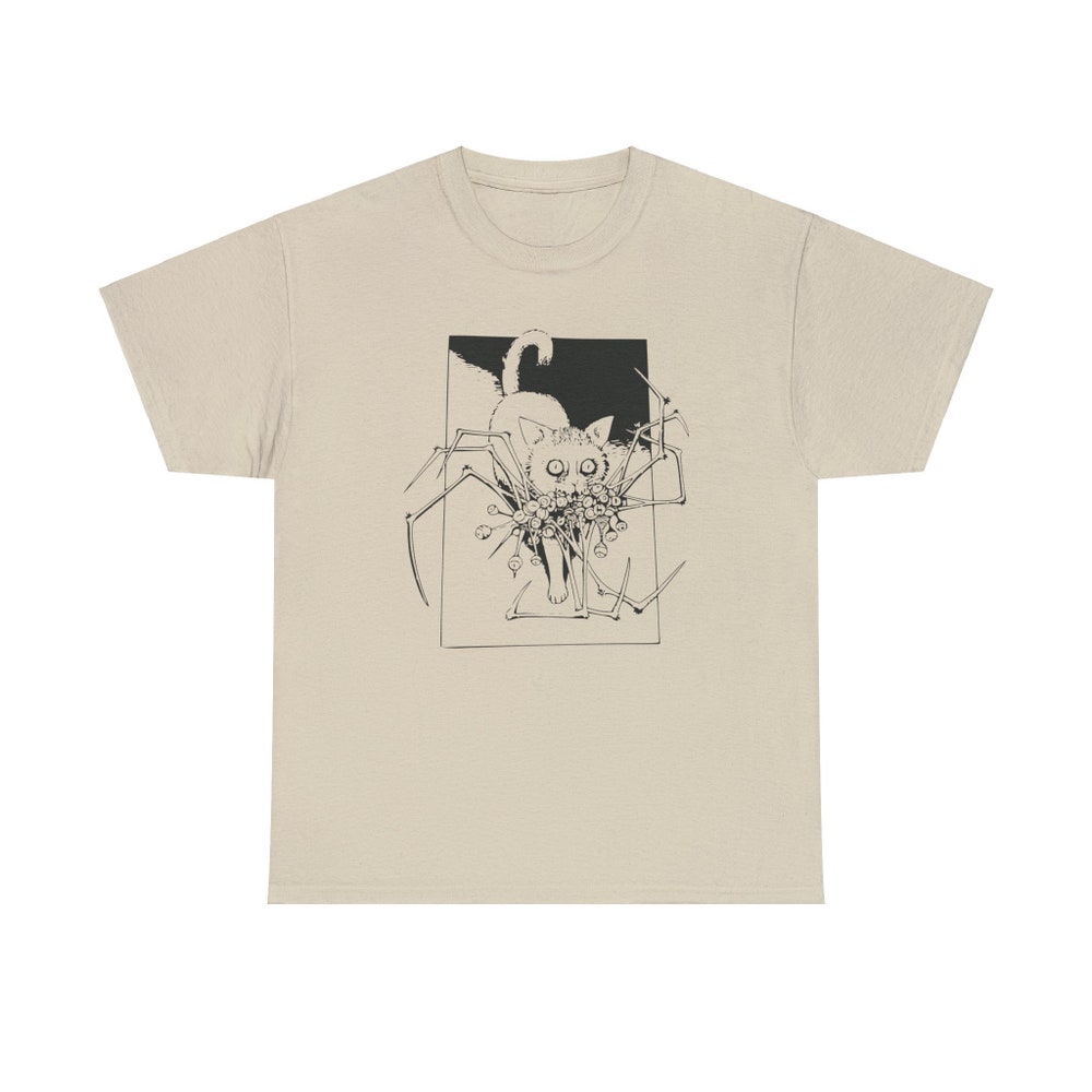Horror Manga Cat T-Shirt: Gothic Unisex Tee - Image 5