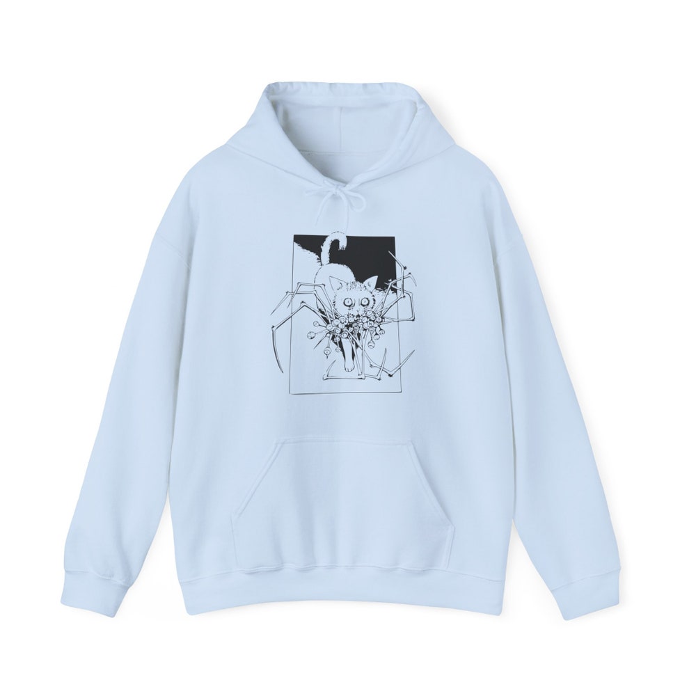 Junji Ito Horror Manga Hoodie: Unisex Gothic Manga Cat Diary - Image 6