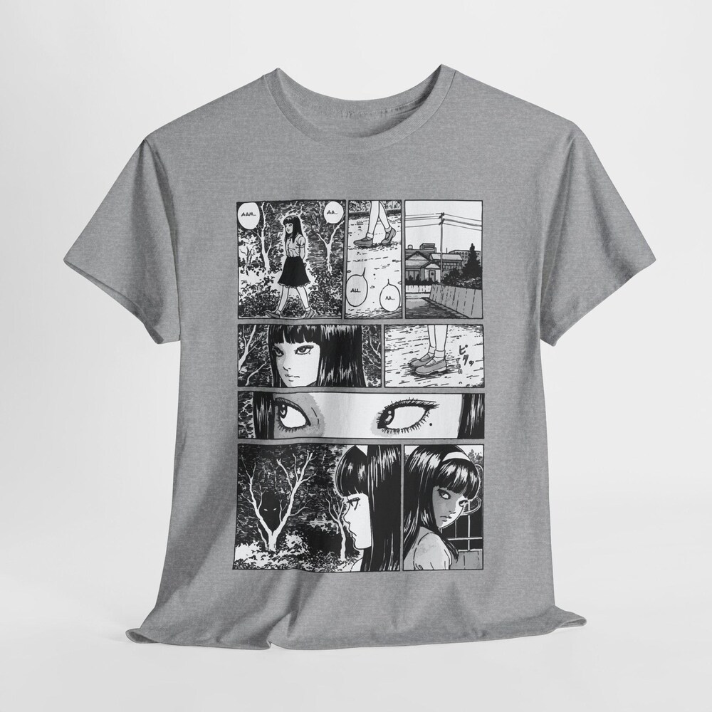 New Junji Ito Uzumaki Horror T-Shirt - Image 3
