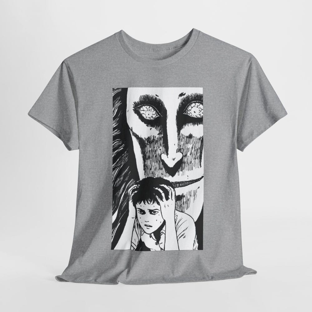 Must Try Junji Ito Uzumaki Horror T-Shirt - Image 3