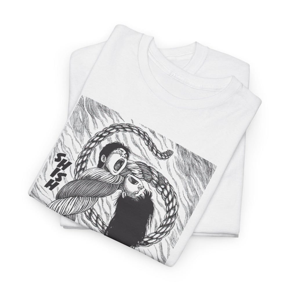 Must Have Junji Ito Uzumaki Horror T-Shirt - Image 7
