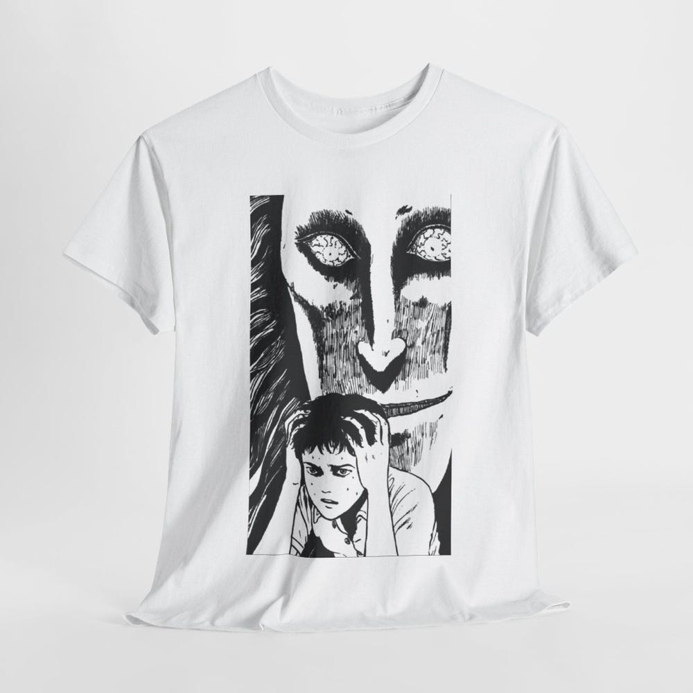 Must Try Junji Ito Uzumaki Horror T-Shirt - Image 2