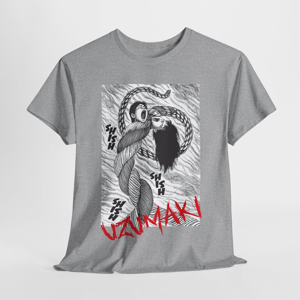 Must Have Junji Ito Uzumaki Horror T-Shirt - Image 3