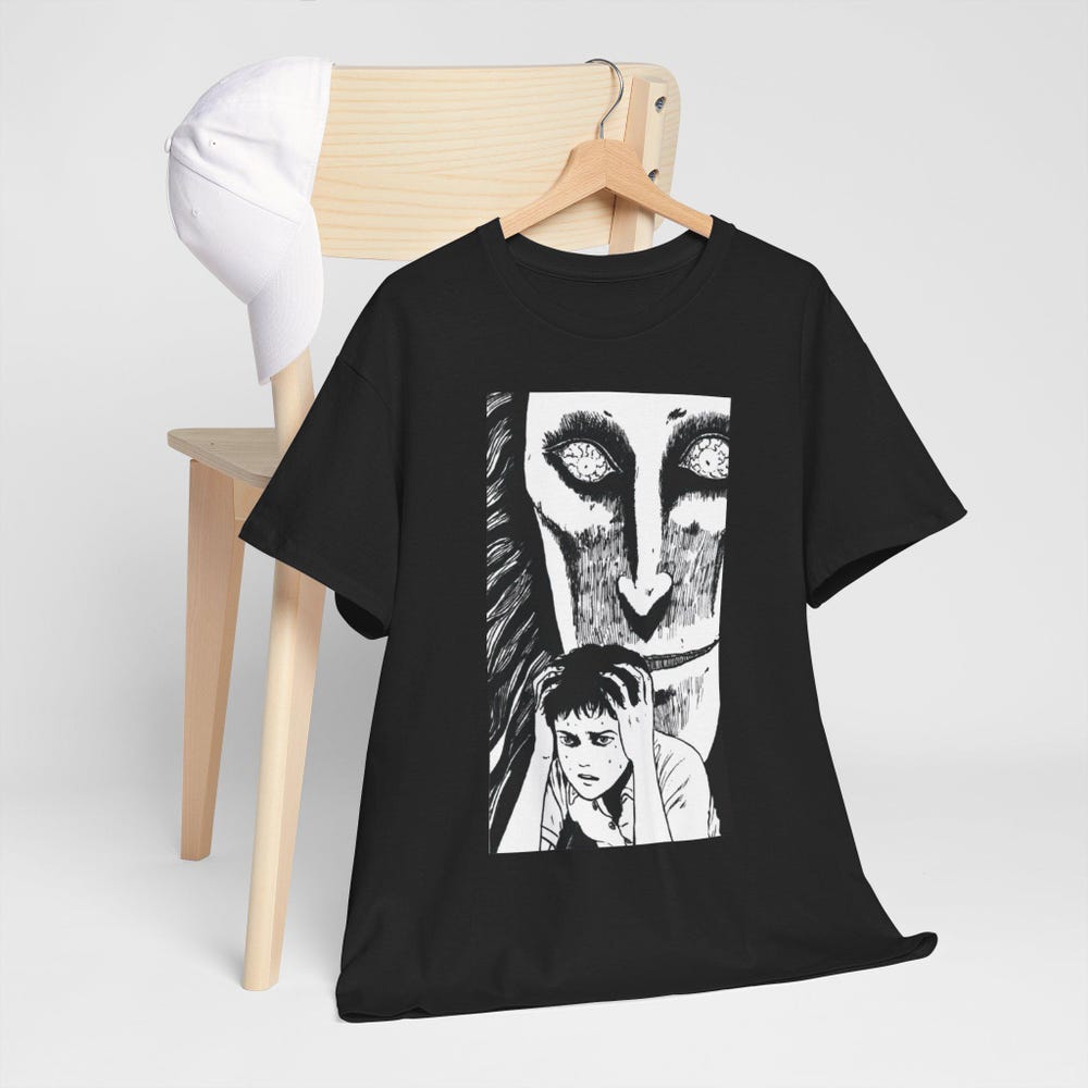 Must Try Junji Ito Uzumaki Horror T-Shirt - Image 4