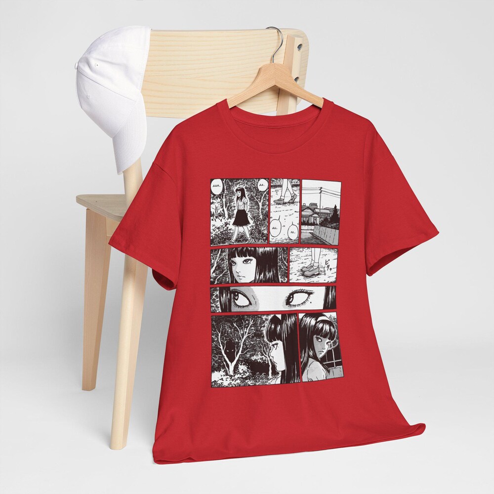 New Junji Ito Uzumaki Horror T-Shirt - Image 8