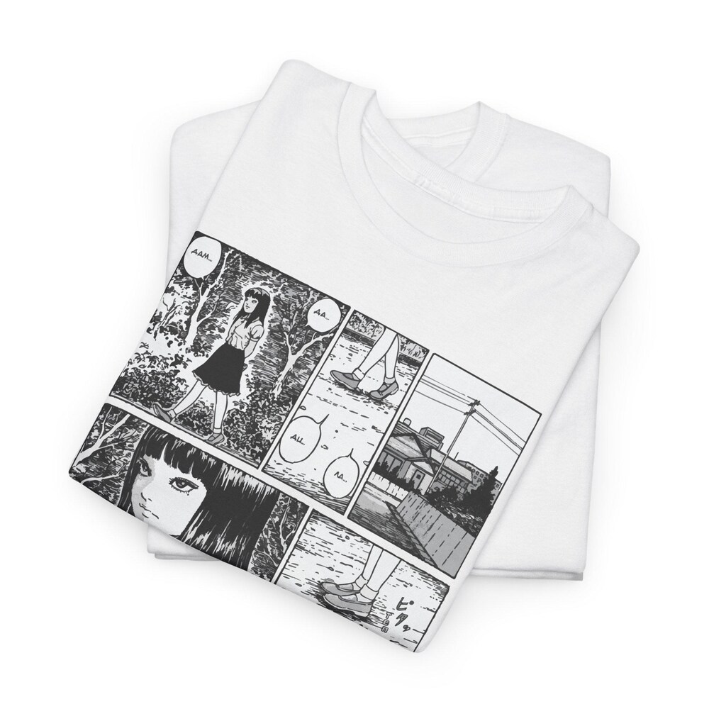 New Junji Ito Uzumaki Horror T-Shirt - Image 9