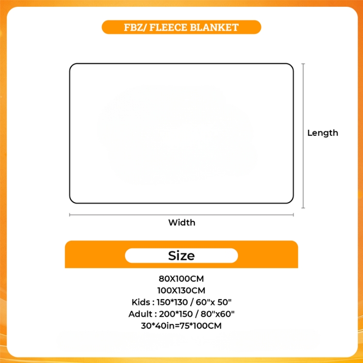 Product size chart